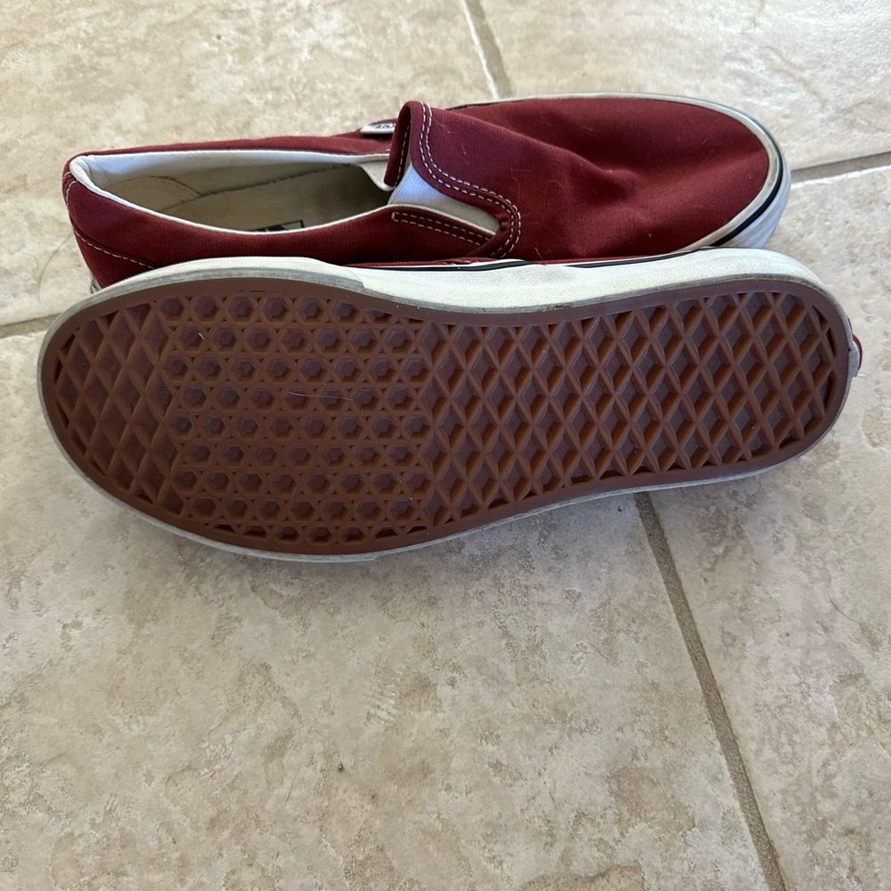 Vans Red Slip-on - Picture 3 of 5
